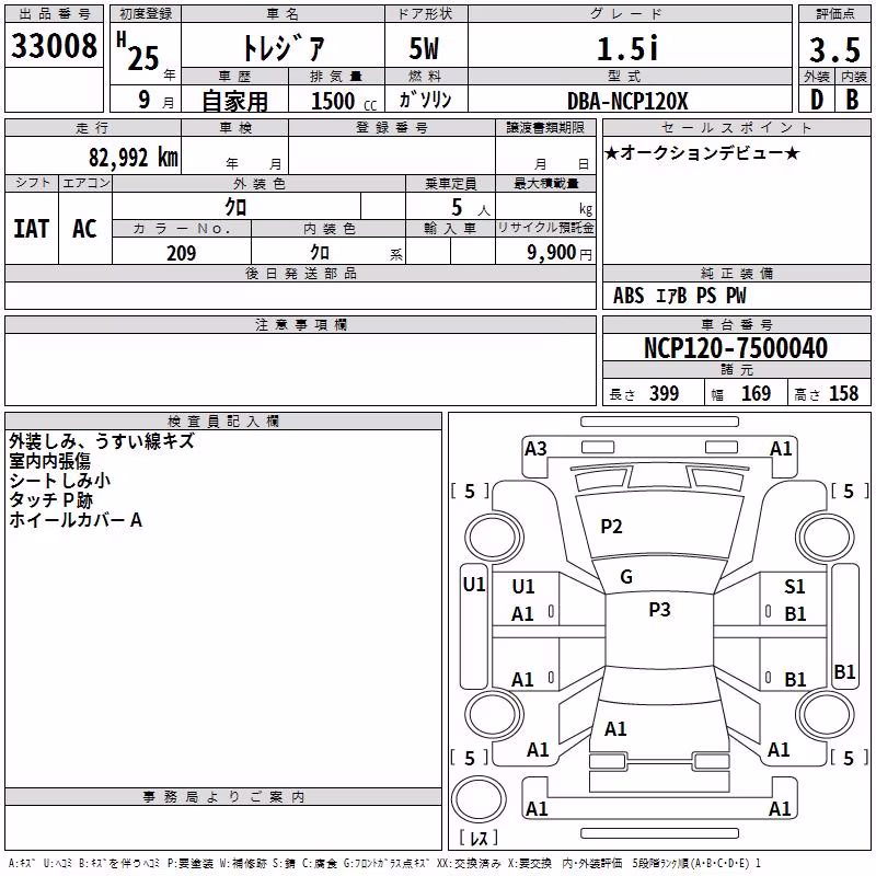 SUBARU TREZIA