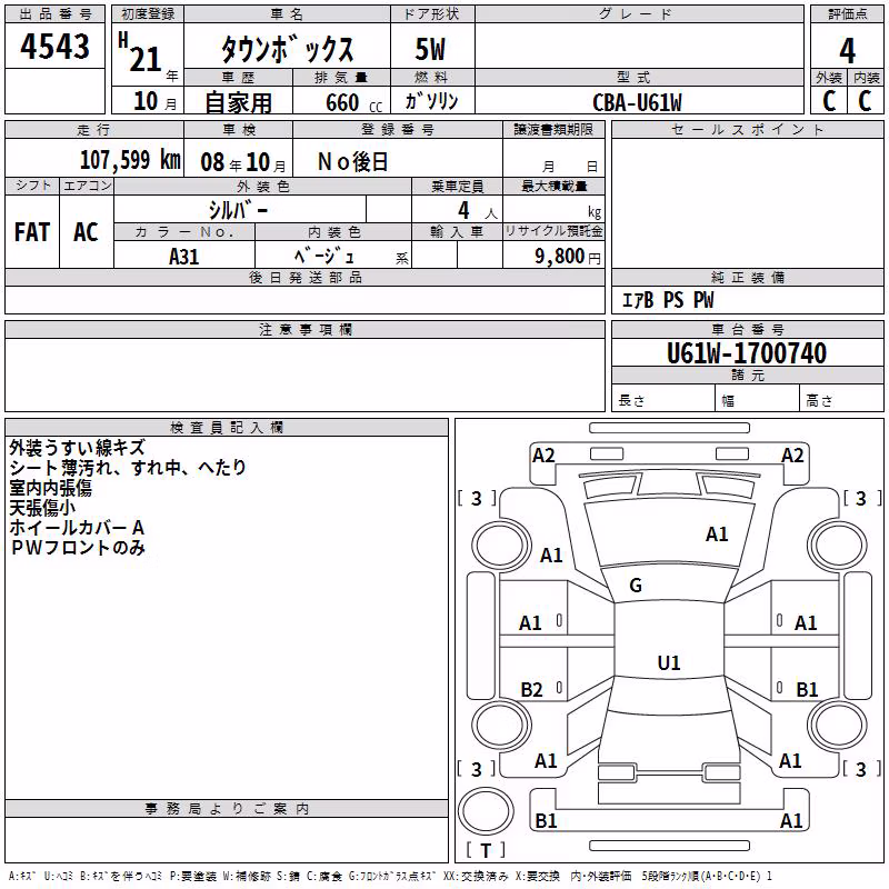 MITSUBISHI TOWN BOX