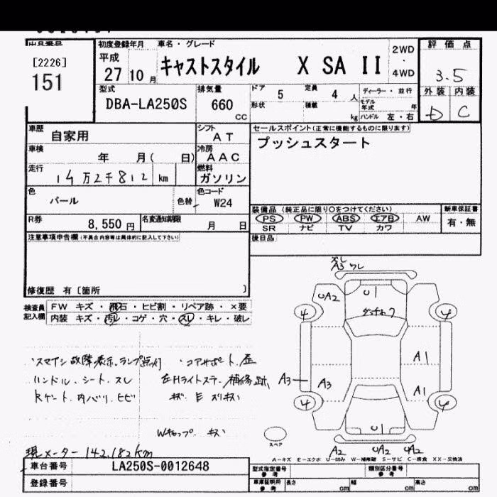 DAIHATSU CAST