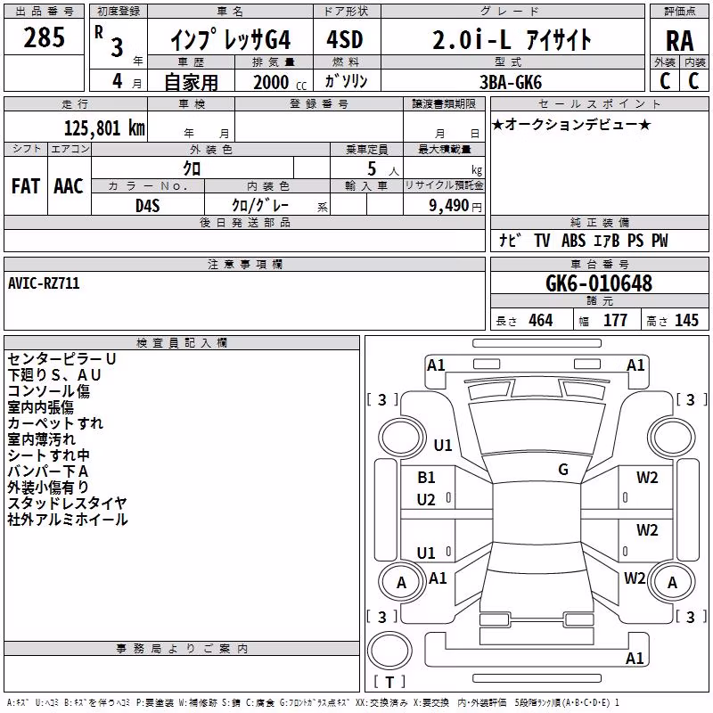 SUBARU IMPREZA