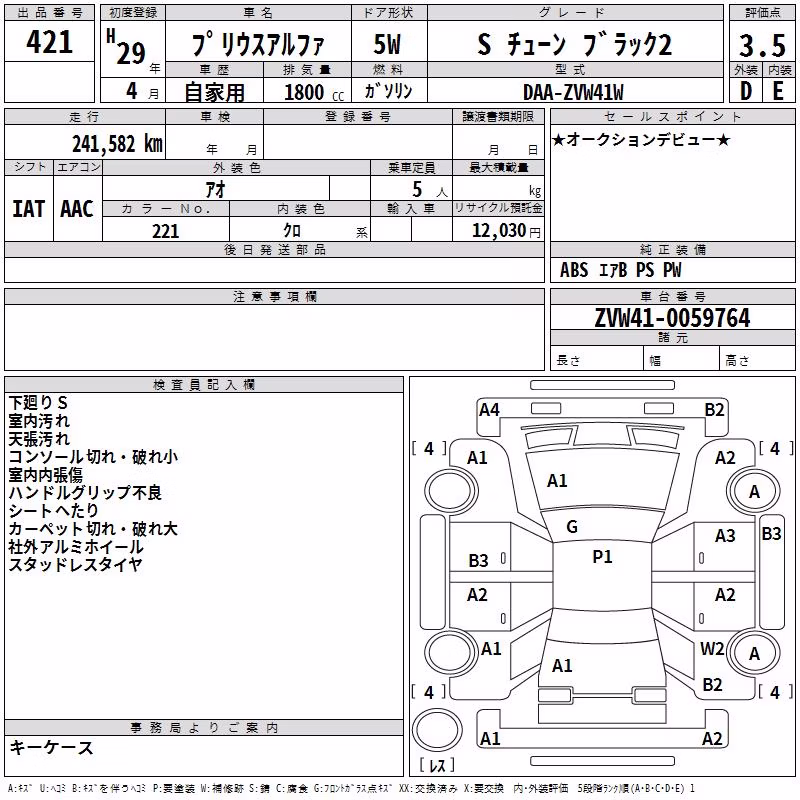 TOYOTA PRIUS ALPHA