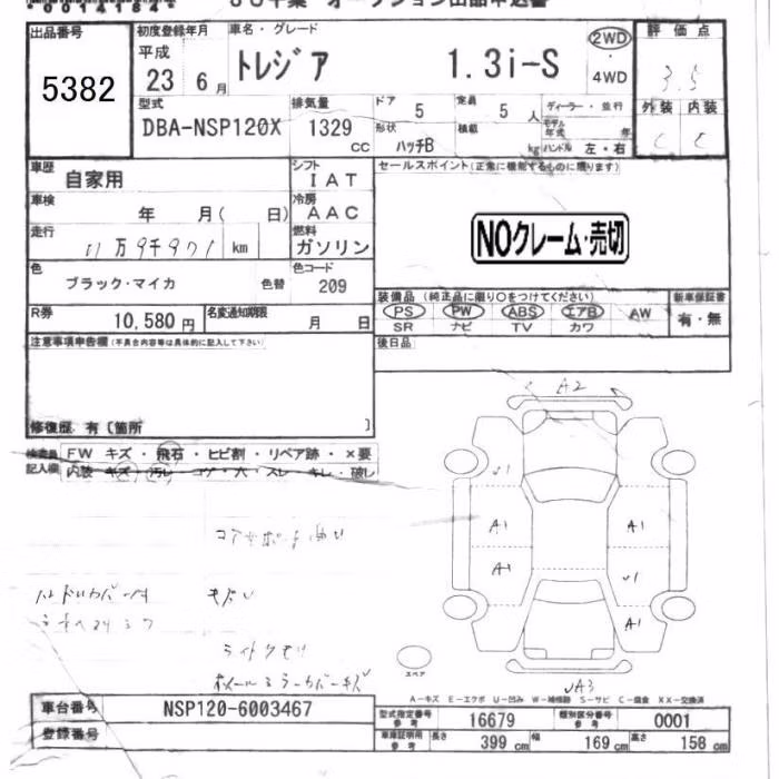 SUBARU TREZIA