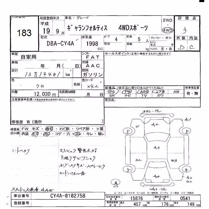 MITSUBISHI GALANT FORTIS