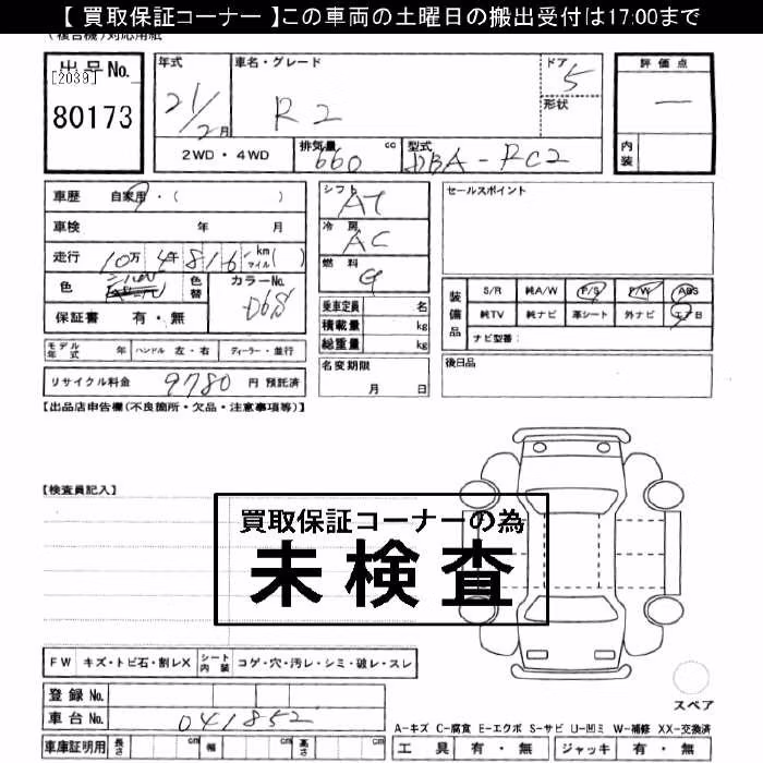 SUBARU R2