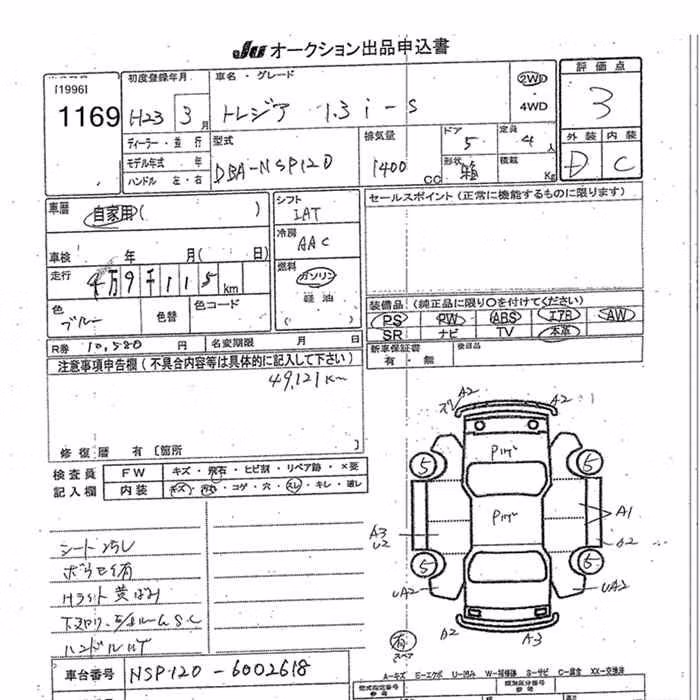 SUBARU TREZIA