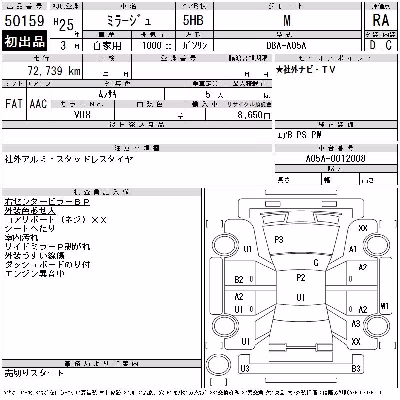MITSUBISHI MIRAGE