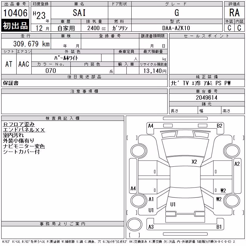 TOYOTA SAI