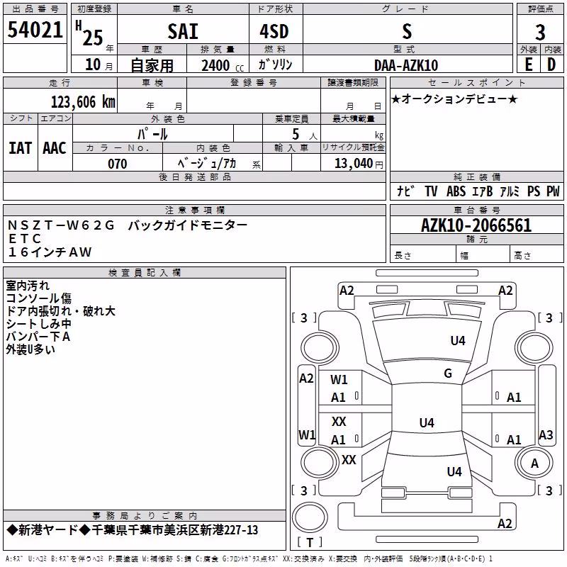 TOYOTA SAI