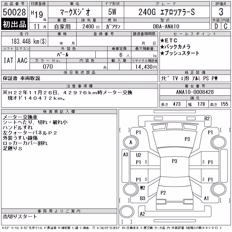 TOYOTA MARK X ZIO