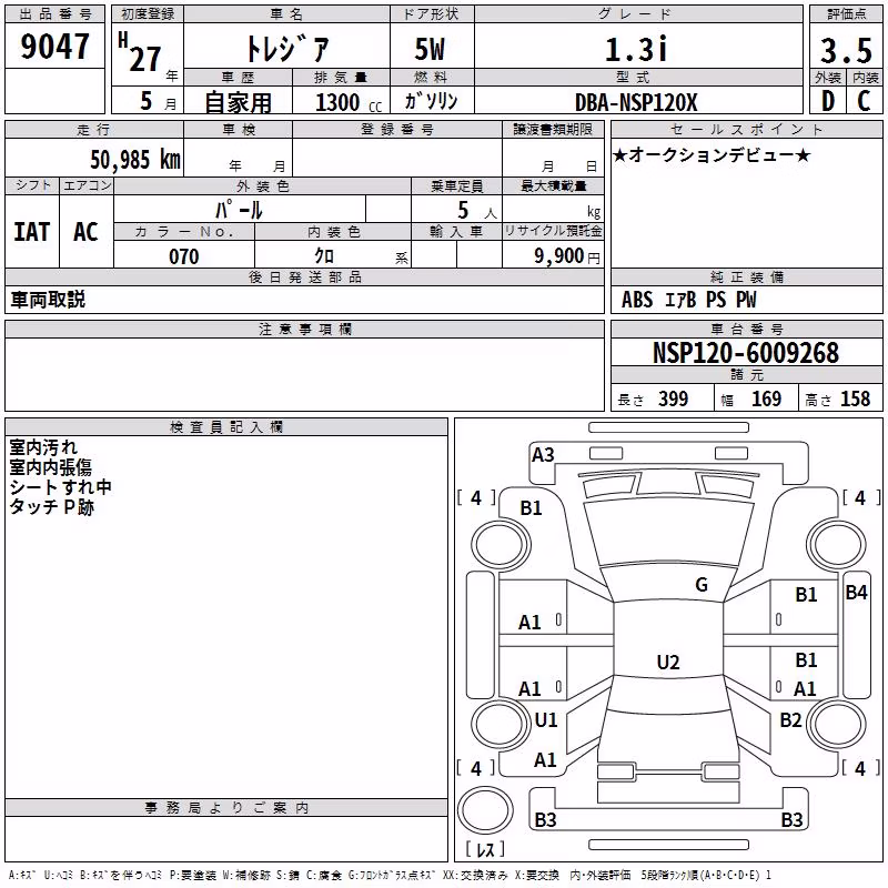 SUBARU TREZIA