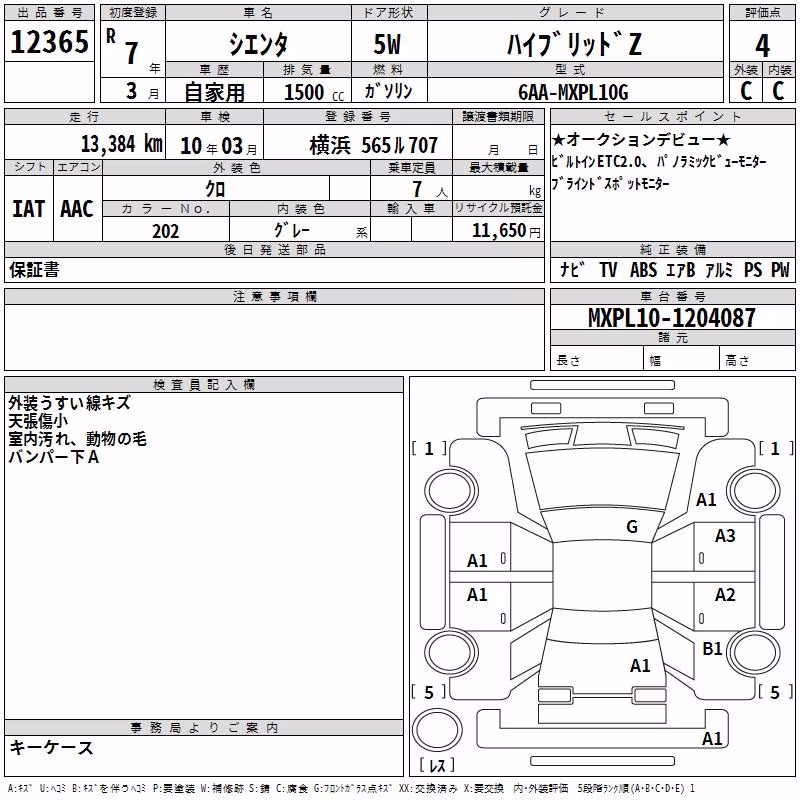 TOYOTA PRIUS ALPHA