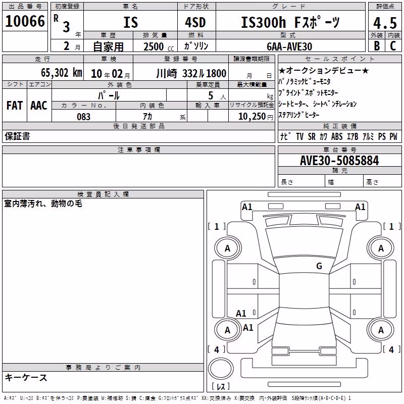 LEXUS IS300H