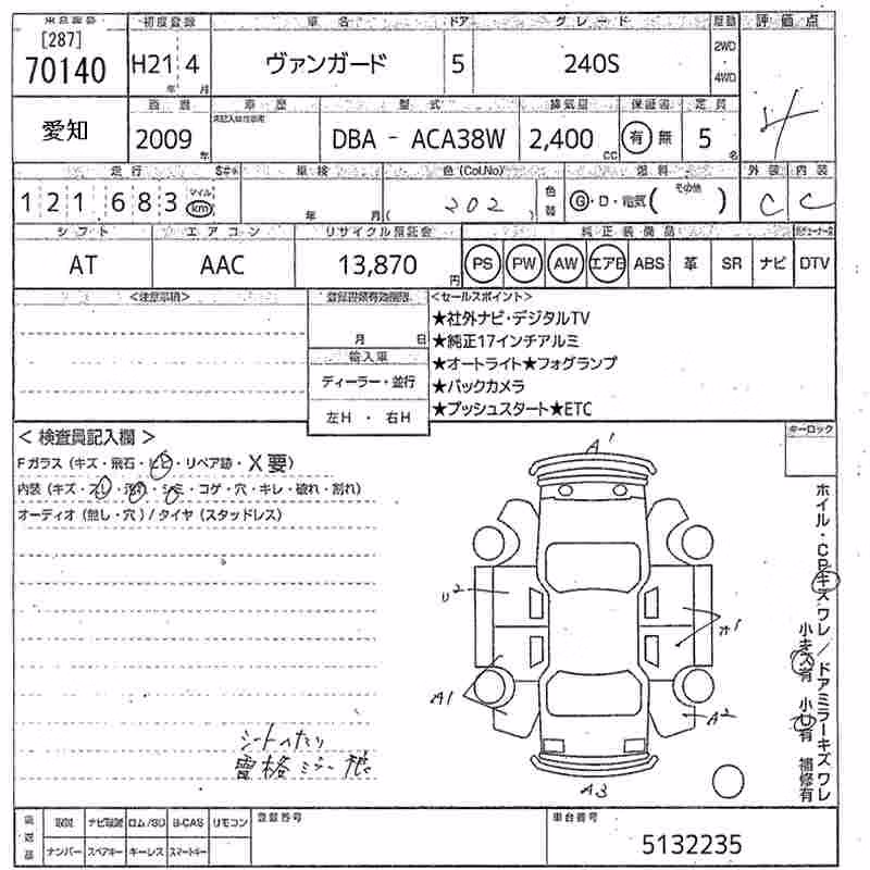 TOYOTA VANGUARD