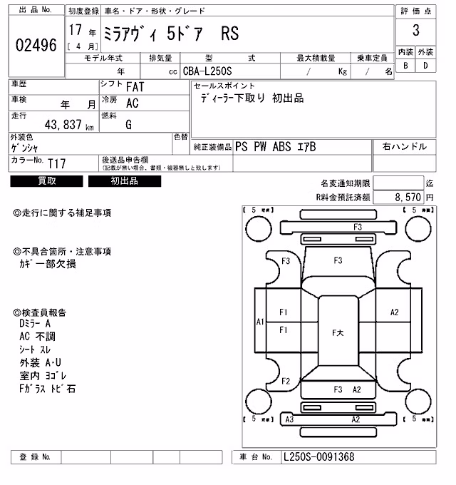 DAIHATSU MIRA AVY