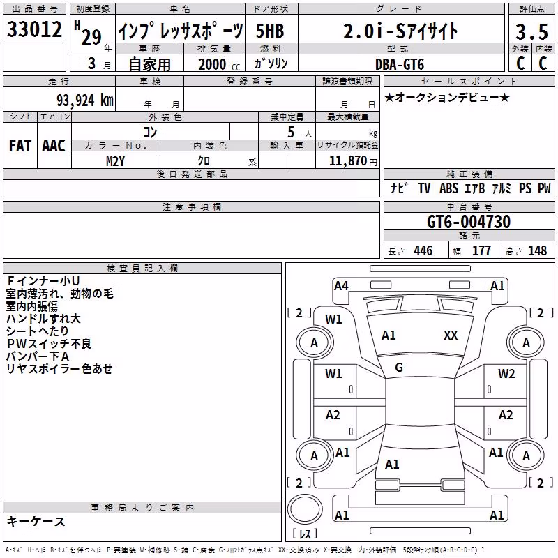 SUBARU IMPREZA