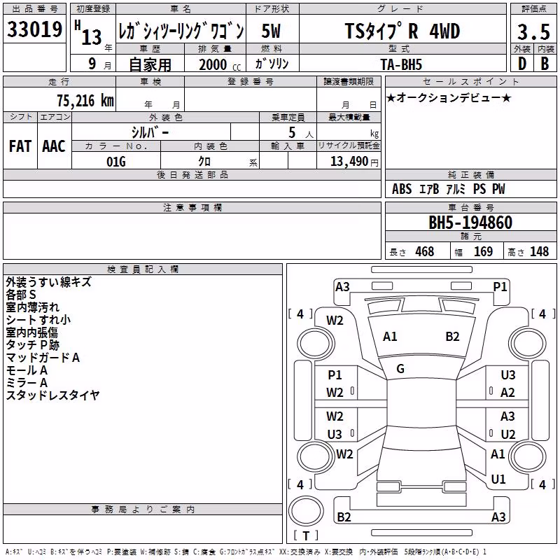 SUBARU LEGACY