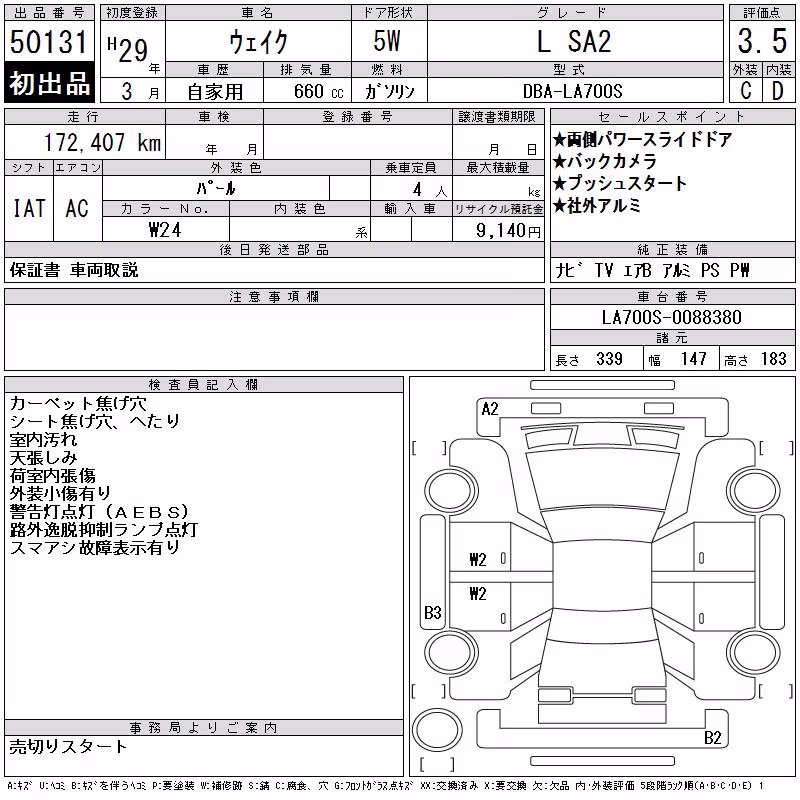 DAIHATSU WAKE