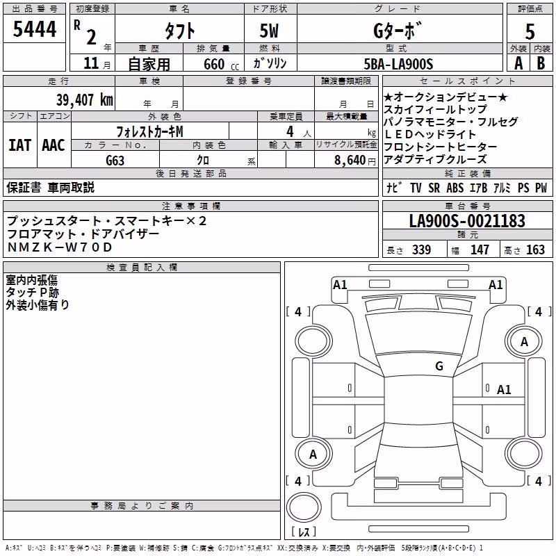 DAIHATSU TAFT