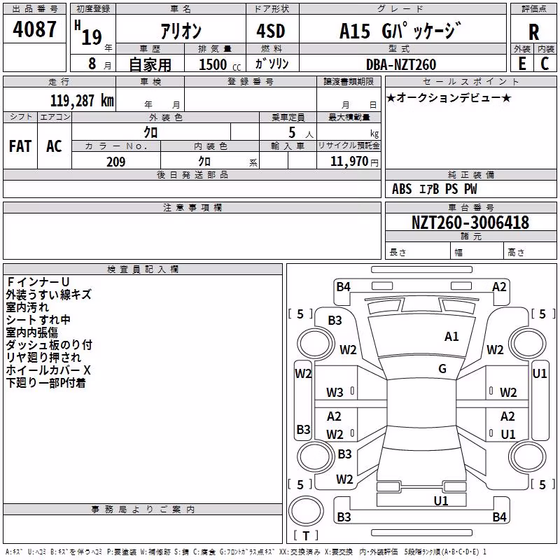 TOYOTA ALLION