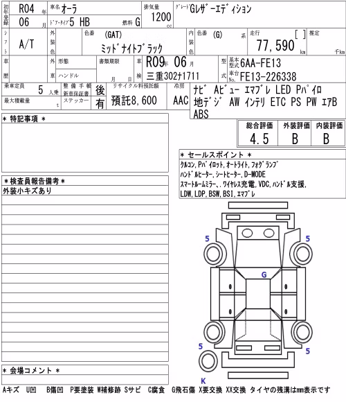 NISSAN AURA
