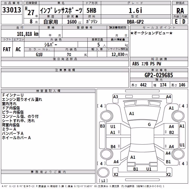 SUBARU IMPREZA