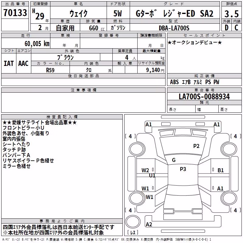 DAIHATSU WAKE