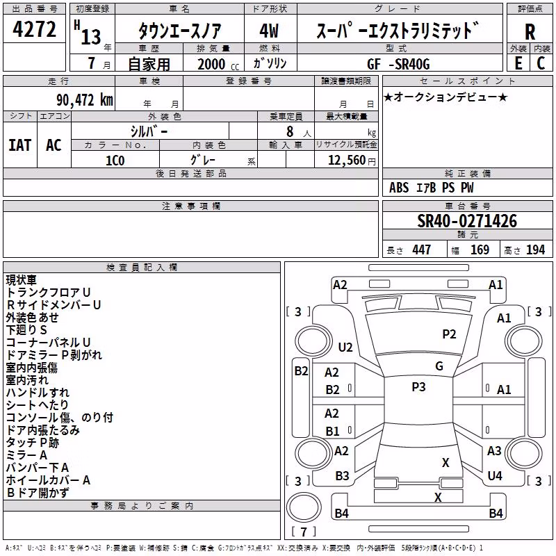 TOYOTA TOWN ACE NOAH