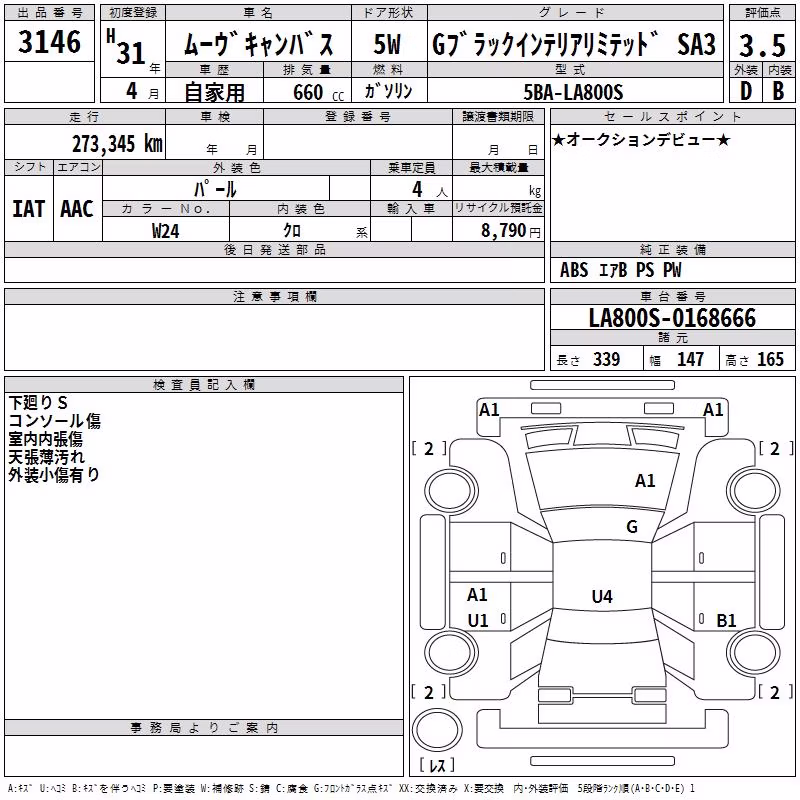 DAIHATSU MOVE CANBUS