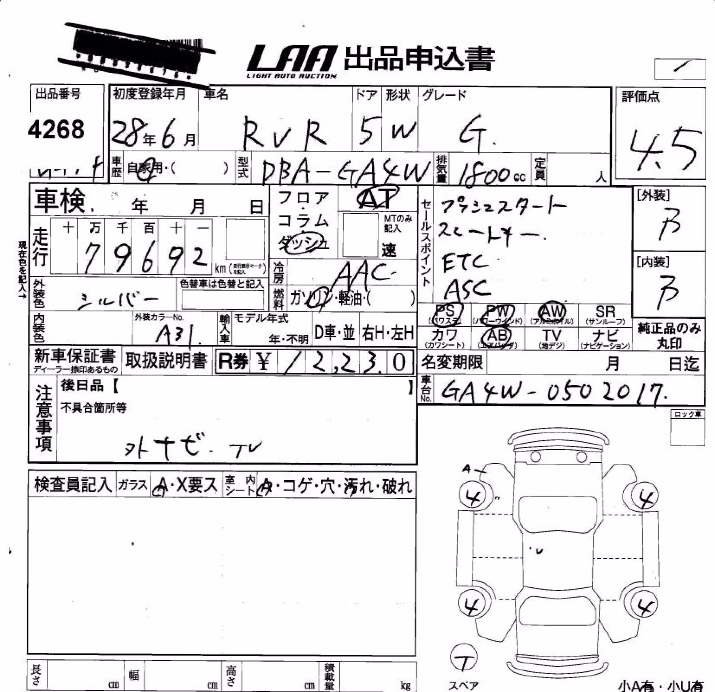 MITSUBISHI RVR
