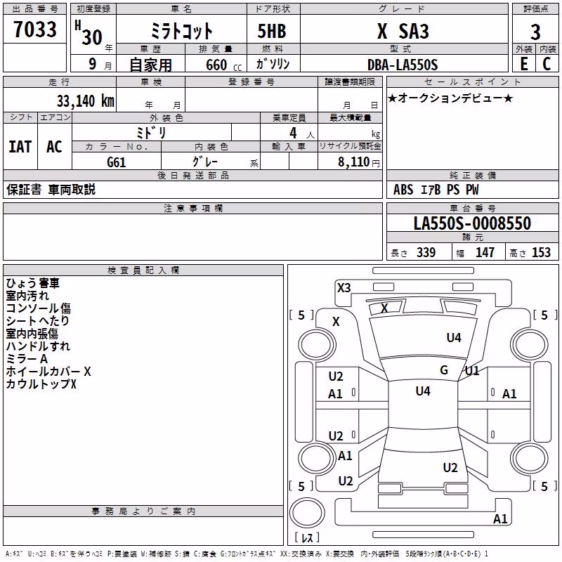 DAIHATSU MIRA TOCOT