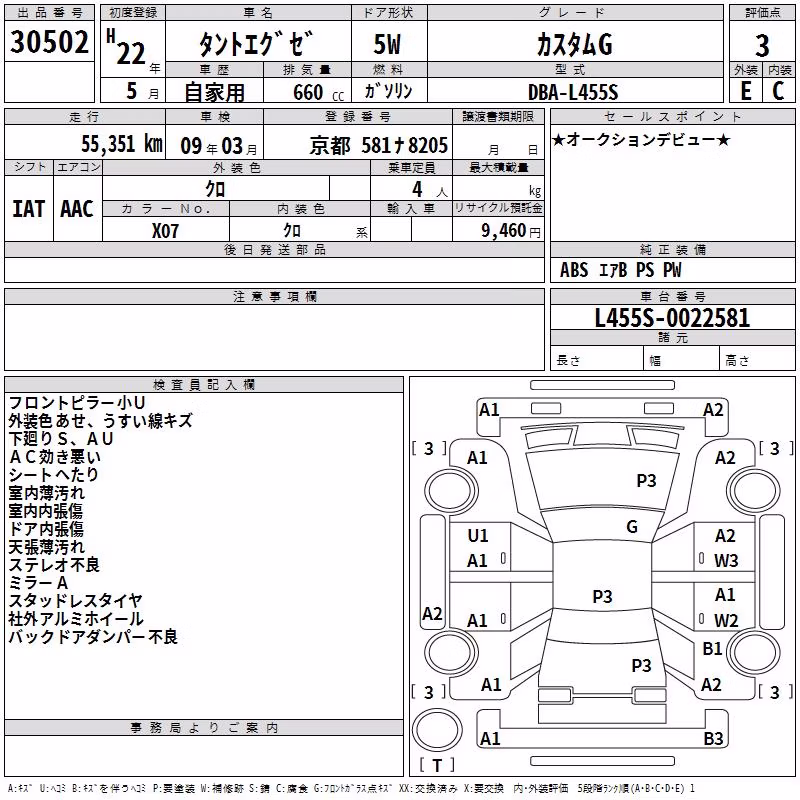 DAIHATSU TANTO EXE