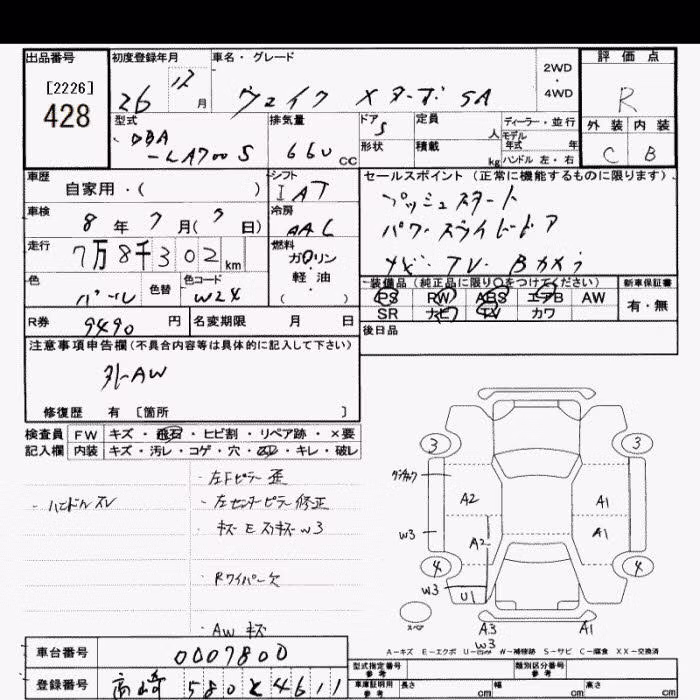 DAIHATSU WAKE