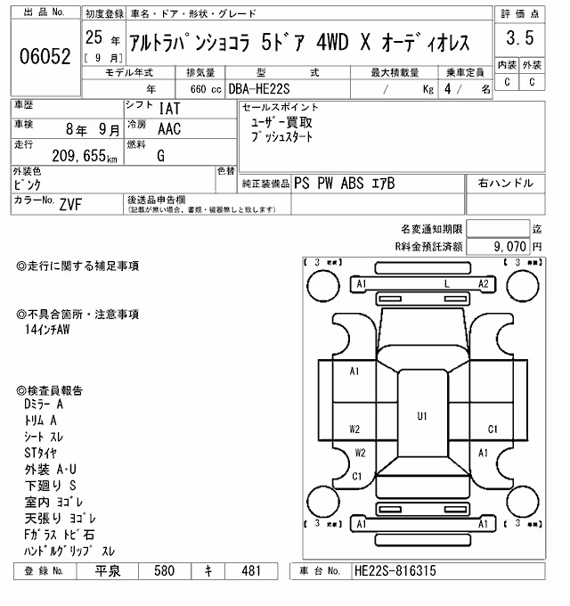 SUZUKI ALTO LAPIN