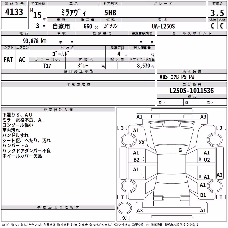 DAIHATSU MIRA AVY