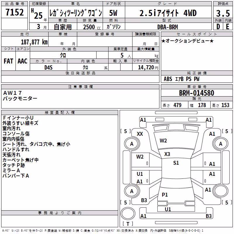 SUBARU LEGACY
