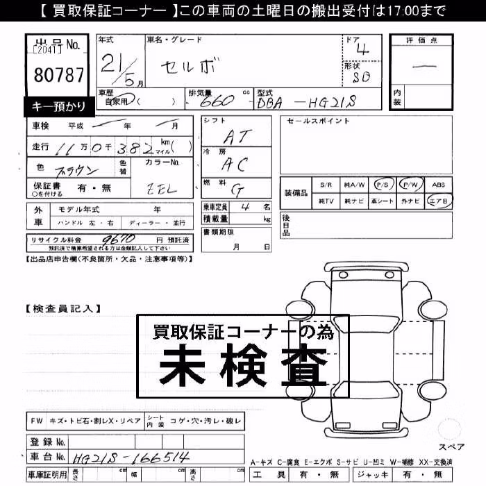 SUZUKI CERVO