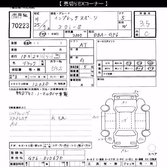 SUBARU IMPREZA
