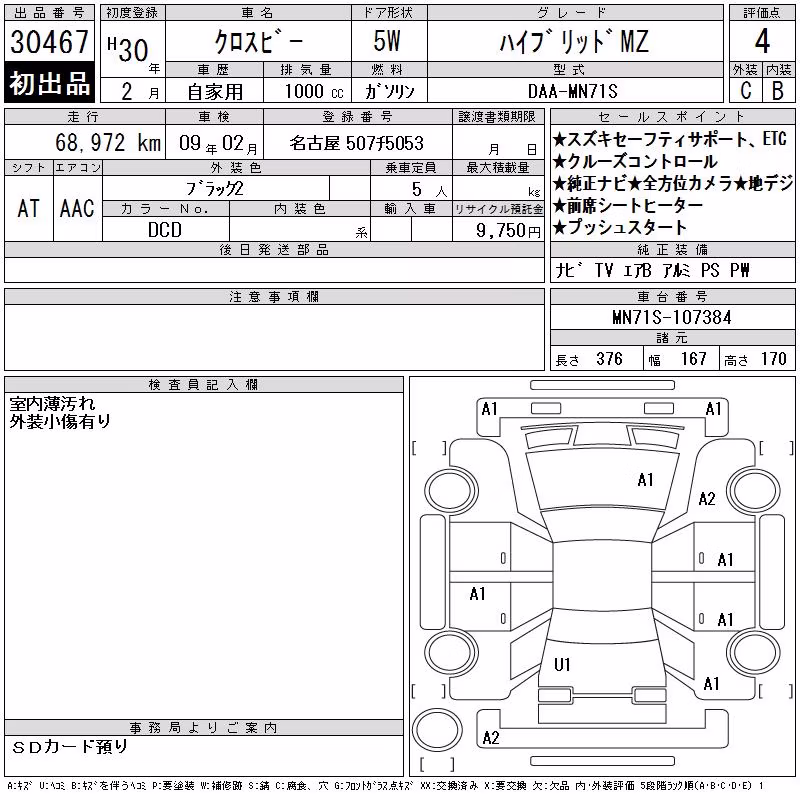 SUZUKI XBEE