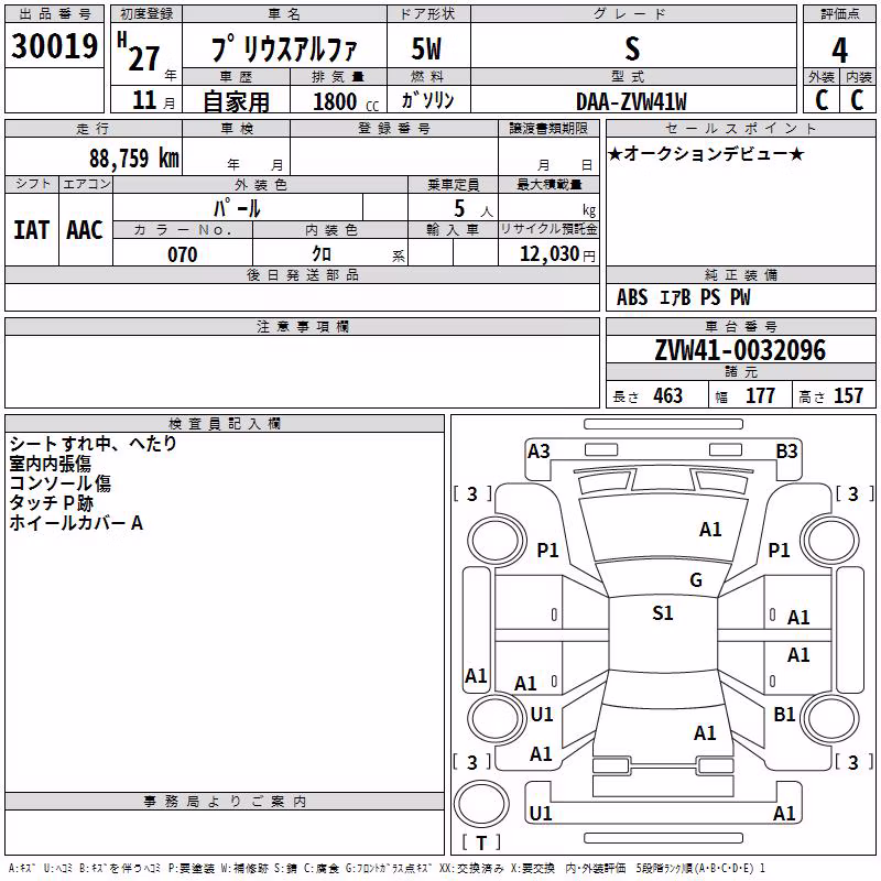 TOYOTA PRIUS ALPHA