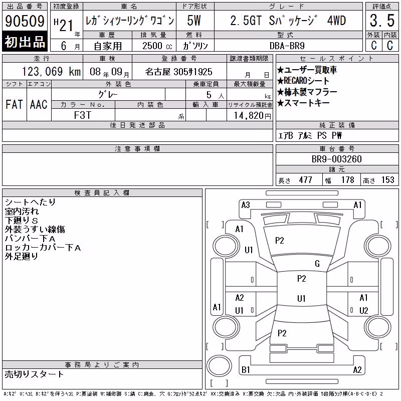 SUBARU LEGACY
