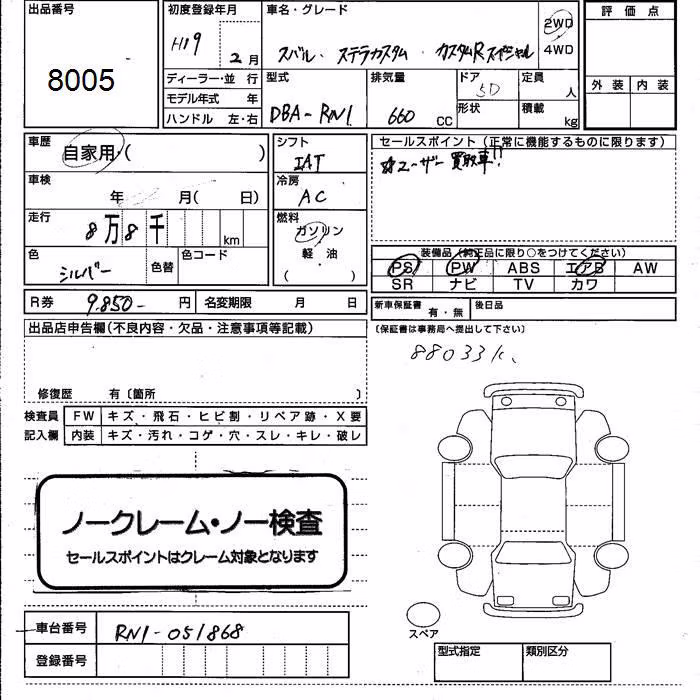 SUBARU STELLA