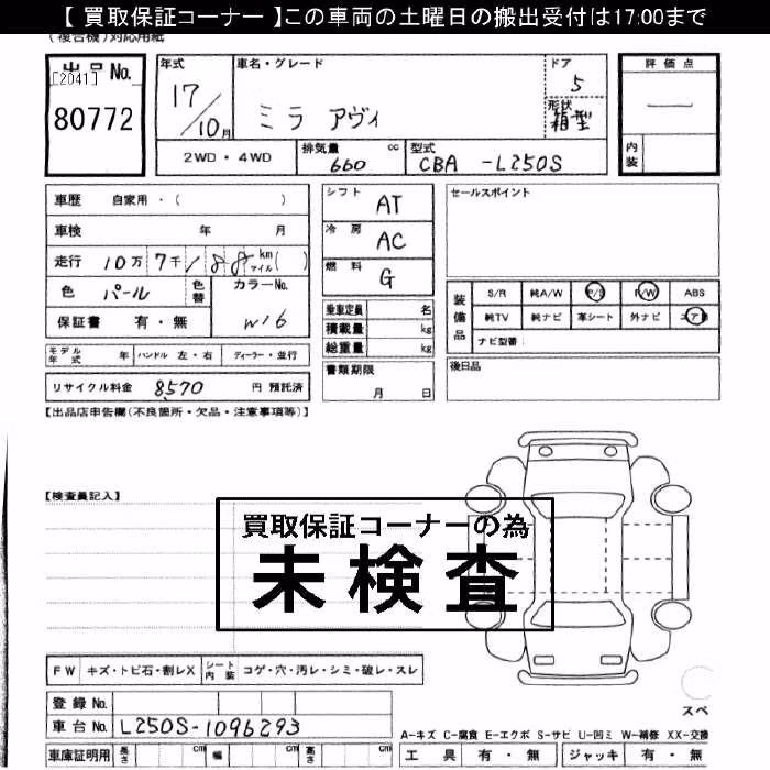 DAIHATSU MIRA AVY