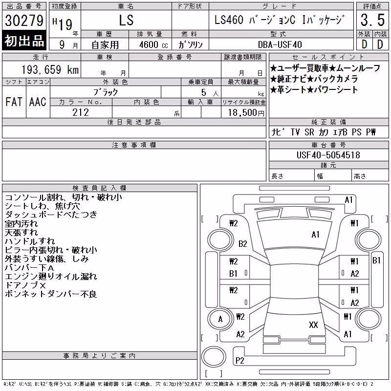 LEXUS LS460