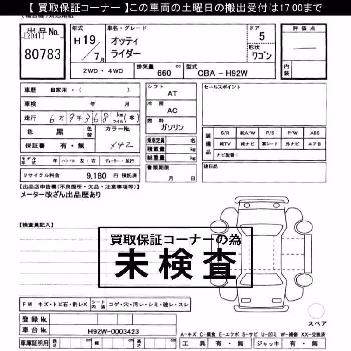 NISSAN OTTI
