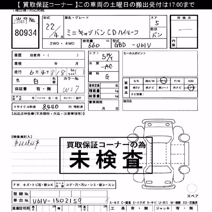 MITSUBISHI MINICAB