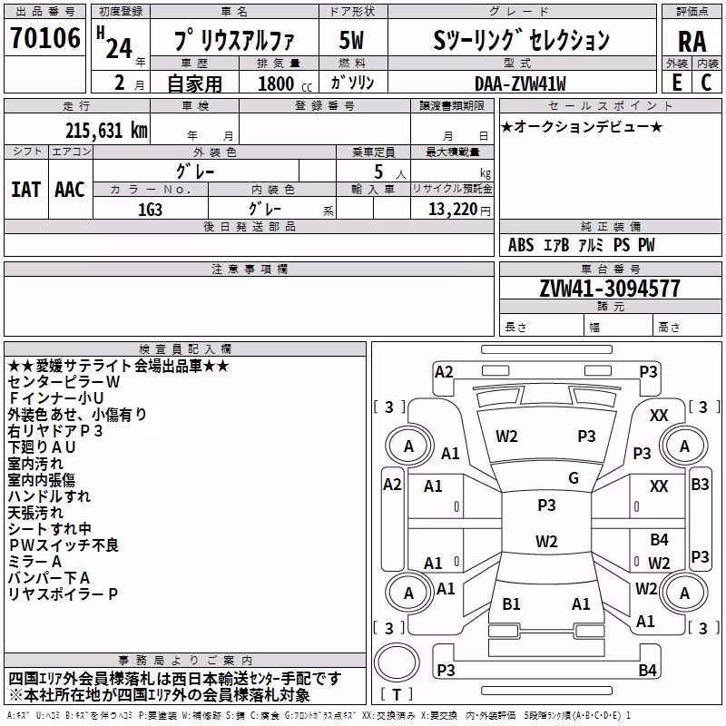 TOYOTA PRIUS ALPHA