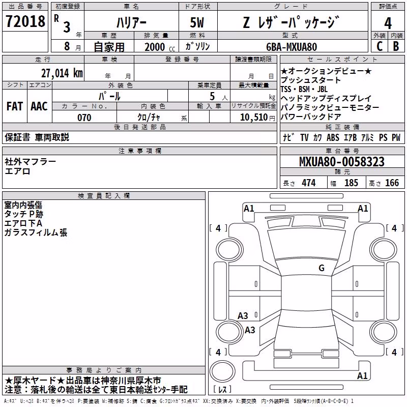 TOYOTA HARRIER