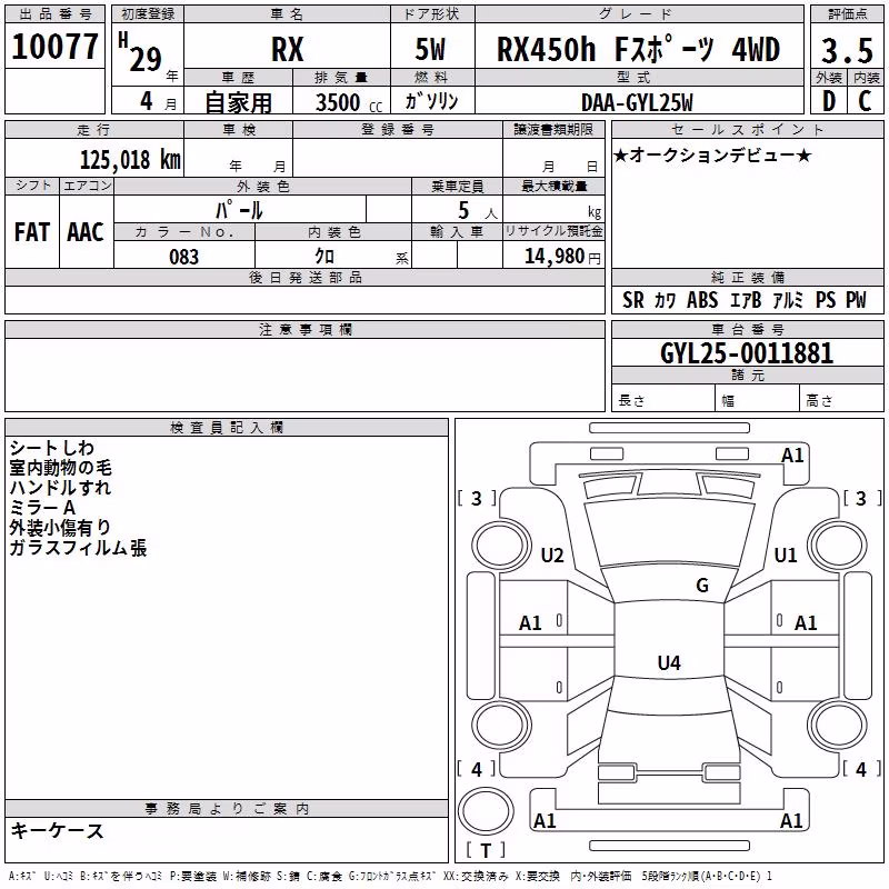 LEXUS RX450H