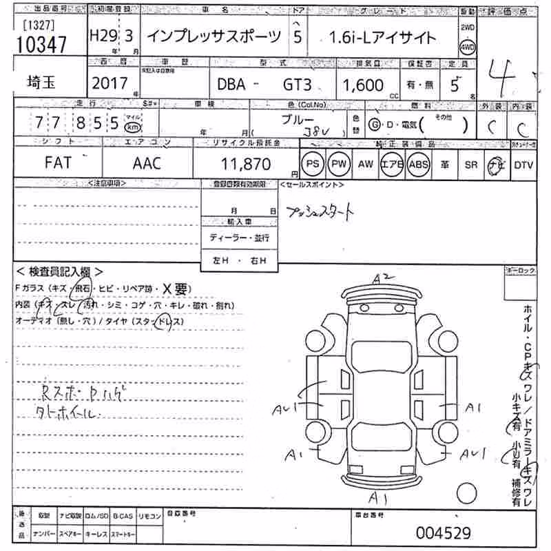 SUBARU XV