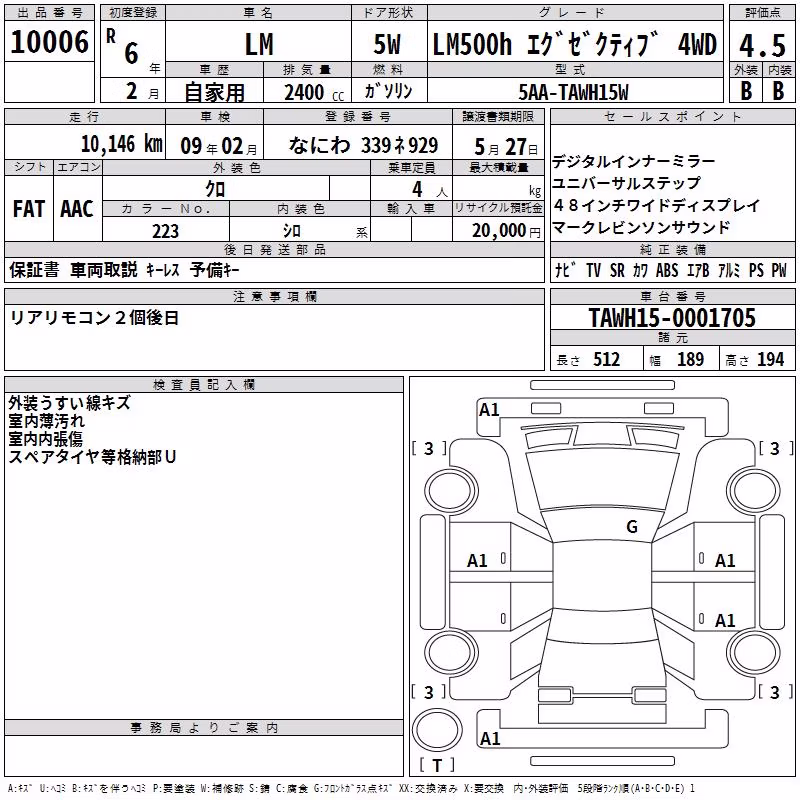 LEXUS LM500H